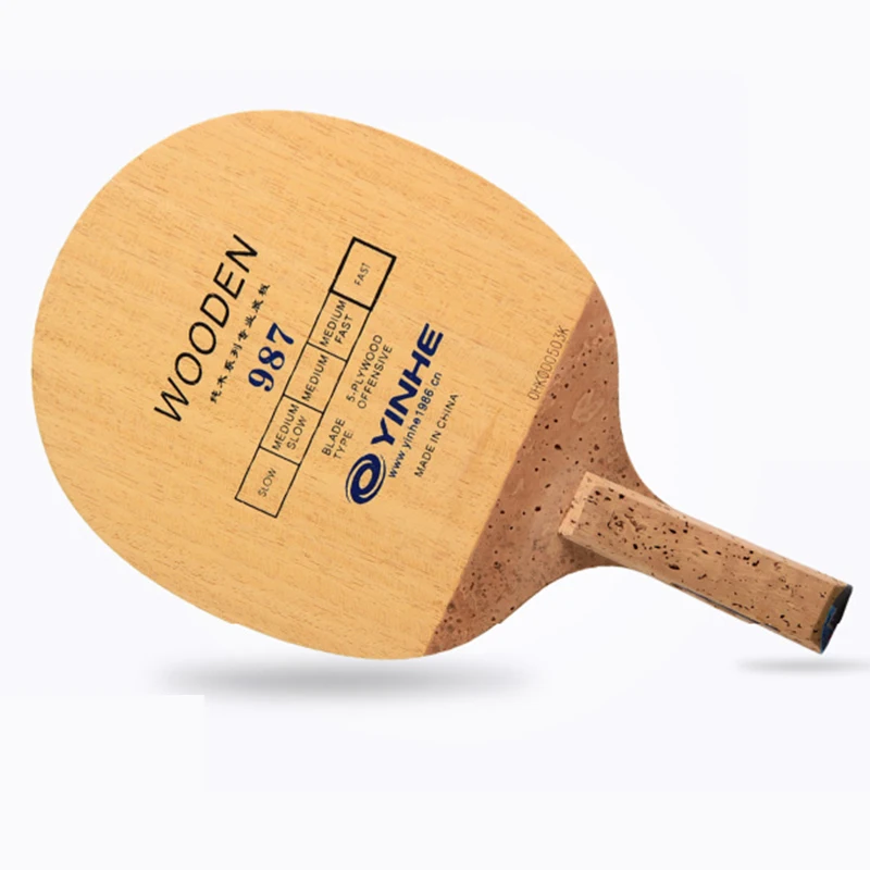 Milkey Way-Yinhe 987 Table Tennis Blade, Japanese Paddle, Fast Attack with Loop, Racquet Sports, Original