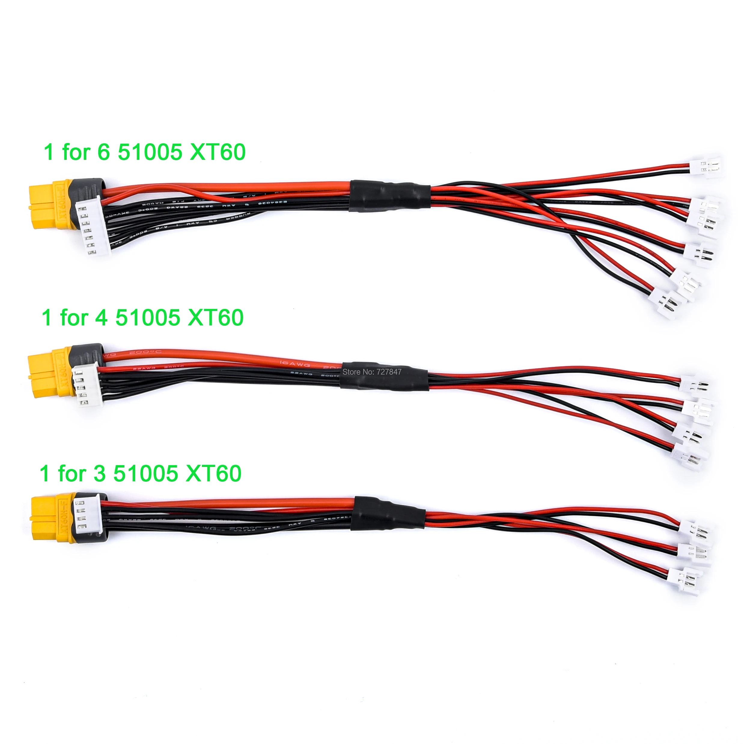 1S Lipo Battery PH2.0 51005 Power Charging Cable Wire Power / XT60 Plug for Gaoneng BetaFPV RC FPV Drone ISDT Q6 IMAX B6 Charger