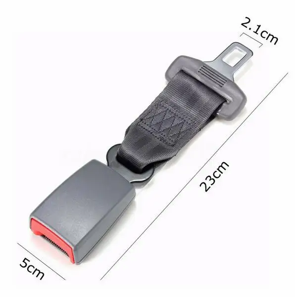 9'' Auto Car Seat Seatbelt Adjustable Safety Belt Extender Extension Buckle