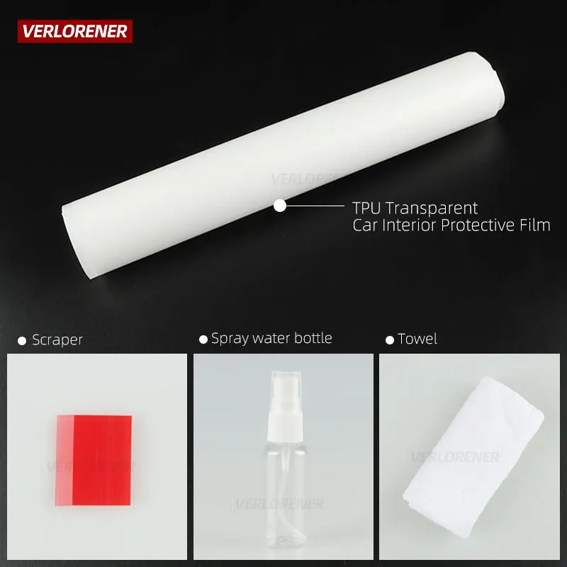 Self Healing Car Interior Central Console Gear Dashboard TPU Paint Protective Film For Volkswagen VW Touareg 3 CR 2019 2020 2021