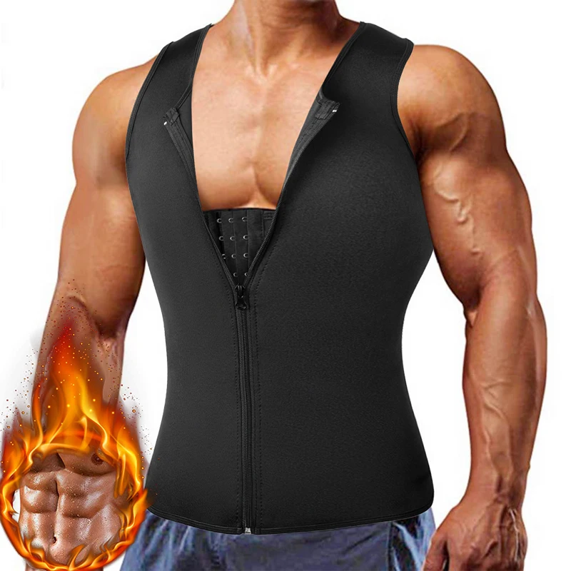 Slimming Belt Belly Men Slimming Vest Body Shaper Neoprene Abdomen Fat Burning Shaperwear Waist Sweat Corset Dropshipping