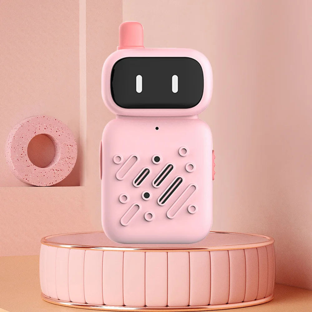 Walkie-talkie recargable para niños, juguetes de 2Km, transceptor de mano, ilumina el teléfono, Radio, interfono, regalos de cumpleaños para niños y niñas, 2 uds.