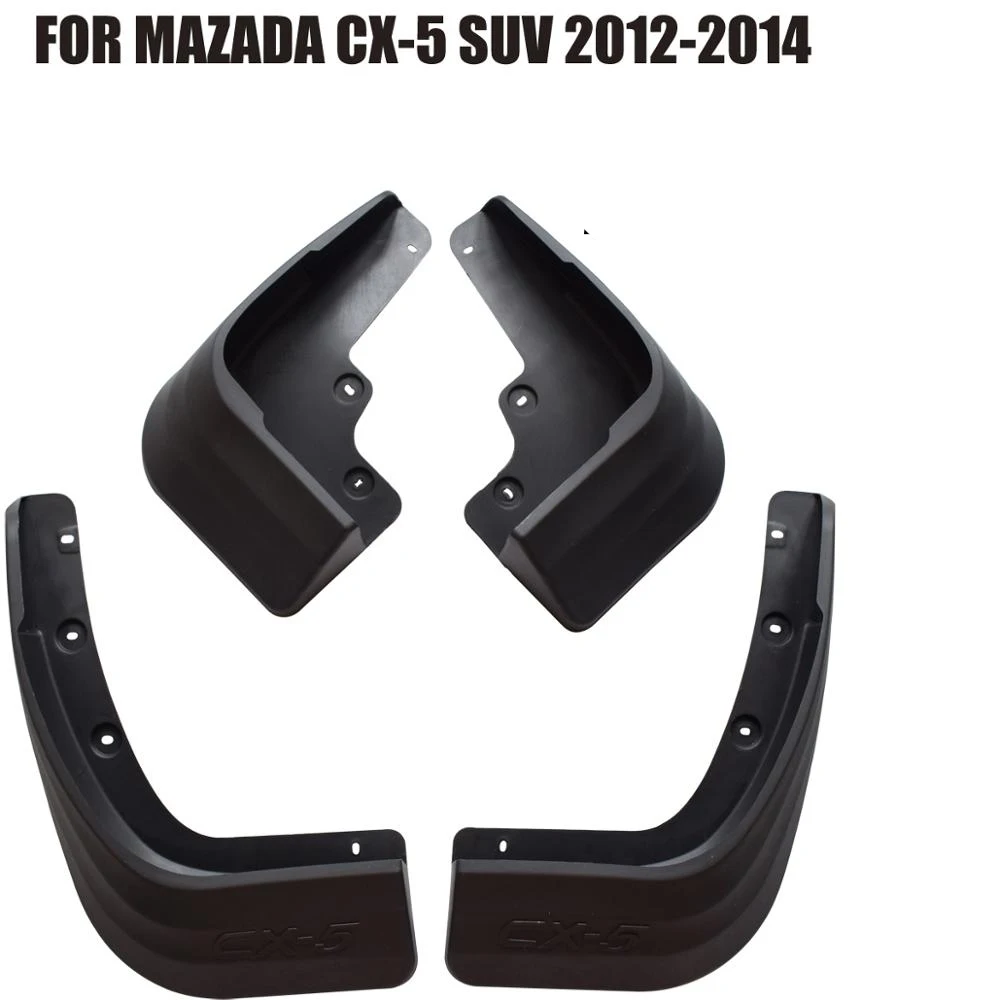 

4 PCS Front Rear Car Mudflap for Mazda CX-5 cx5 SUV 2012-2014 Fender Mud Flaps Guard Splash Flap Mudguards Accessories YC101054