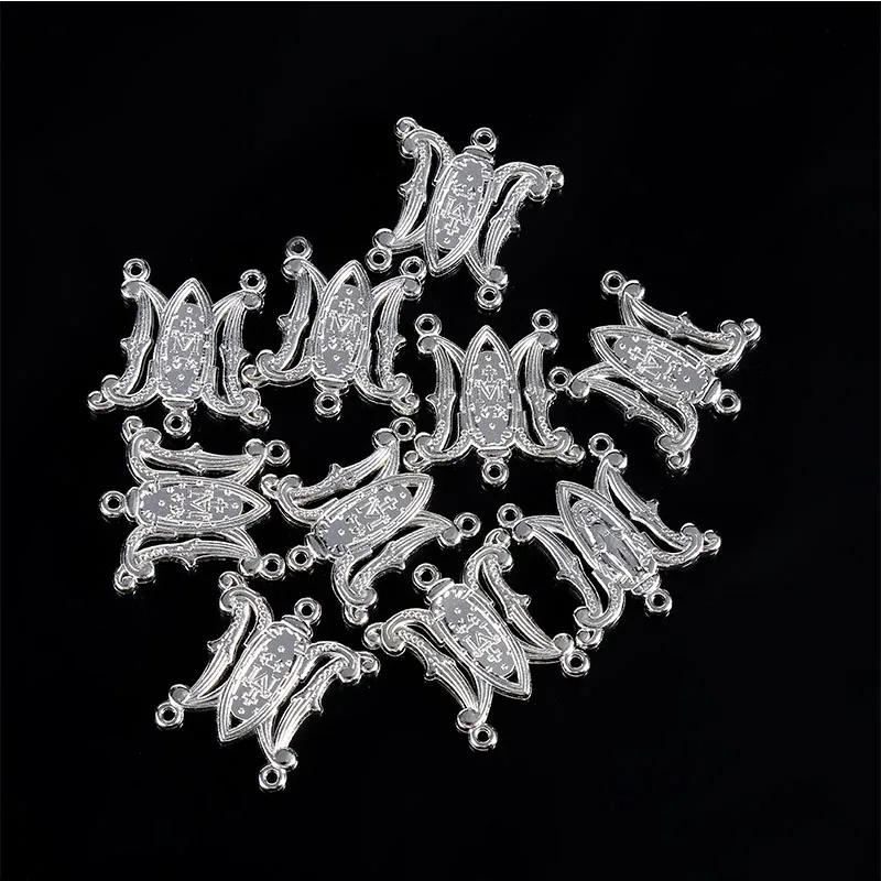 

100 pieces, Catholic Mary, Medal Handmade Rosary Center Medal