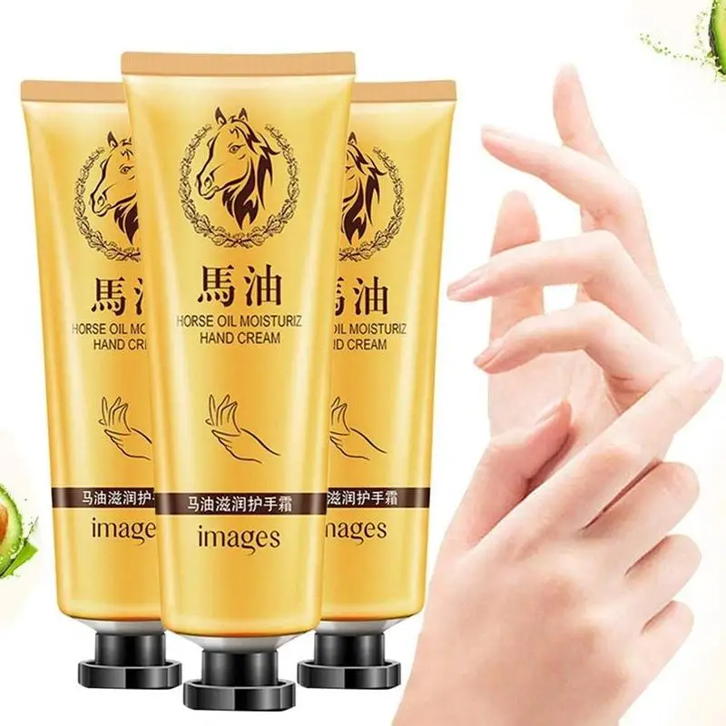 

1pc Moisturizing Horse Oil Hand Cream Preventing Dryness Hand Care Hydrating Cream Anti-Cracking Nourishing Hand Cream 30ml