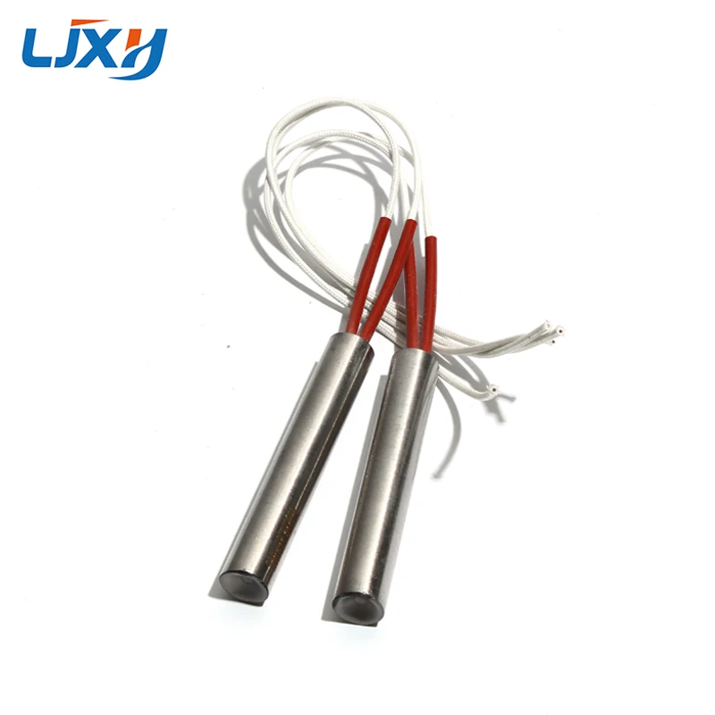 LJXH 2PCS 8mm 80~150mm Tubular Cartridge Heater 110/220/380V 304SUS Electric Heating Pipe 200/210/250/300/380W Resistance Part