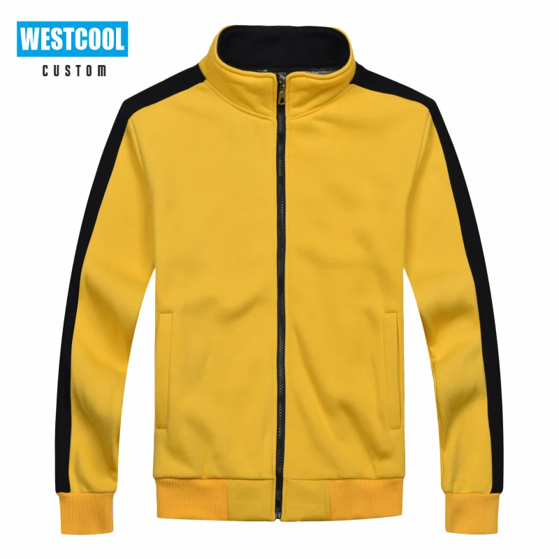 8 Colors Zipper Sweater Jacket Custom Embroidery Logo Outdoor Men and Women Clothing Own Picture Printing WESTCOOL 2020