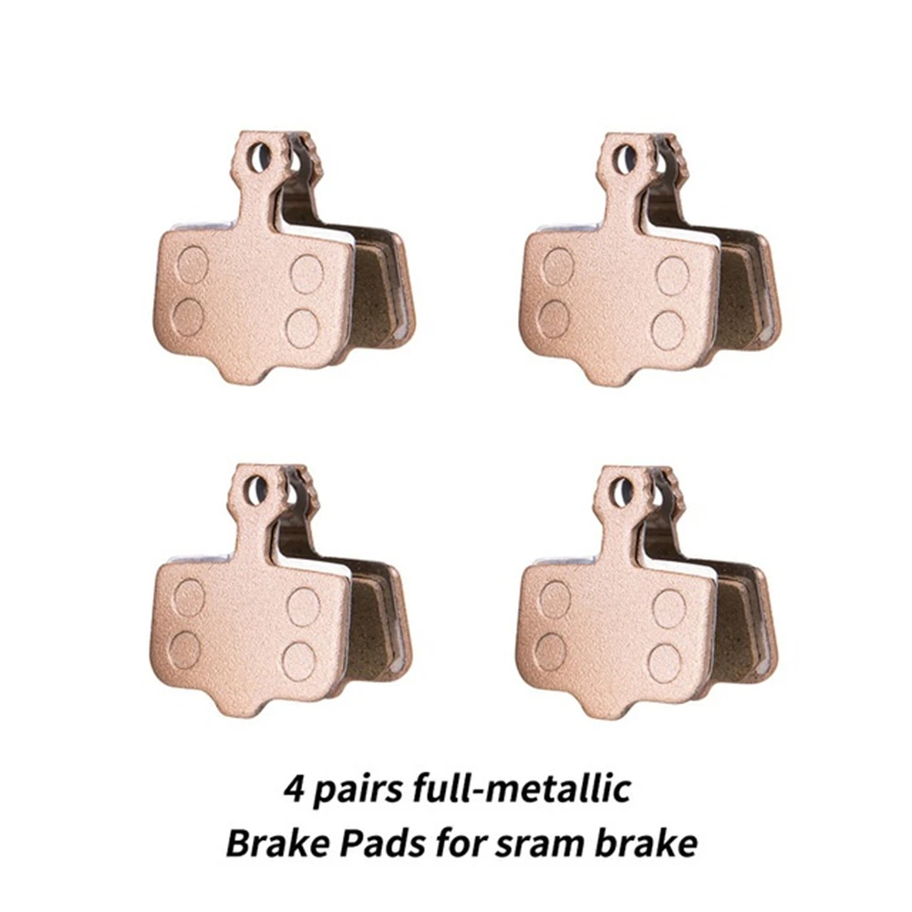 

4 Pairs MTB Bicycle Semi Full Metallic Disc Brake Pads For ELIXIR DB LEVEL TL T Bicycle Brake Pads For Sram Fit Avid E1 DB1 CR