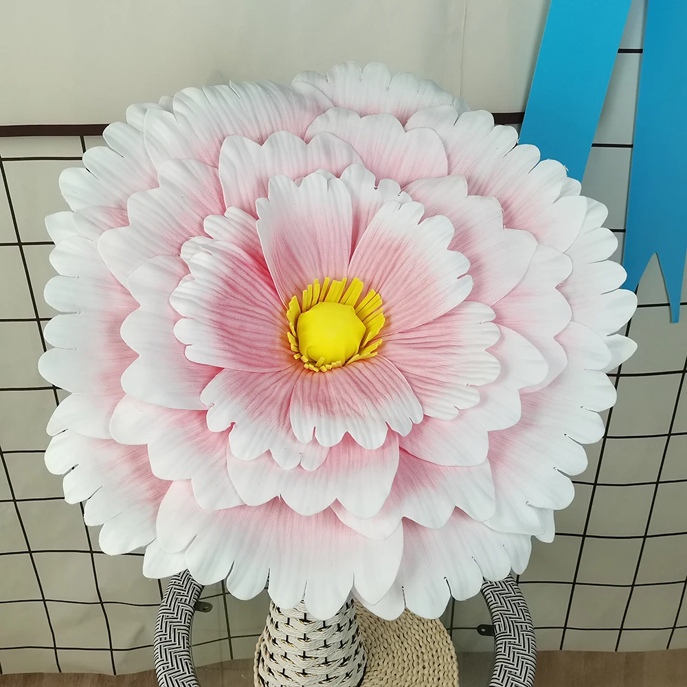 

PE Peony Flower for Farhouse Home Decor Fake Flowers Wedding Party Stage Road Lead Decoration Mall Window Layout Faux Flowers