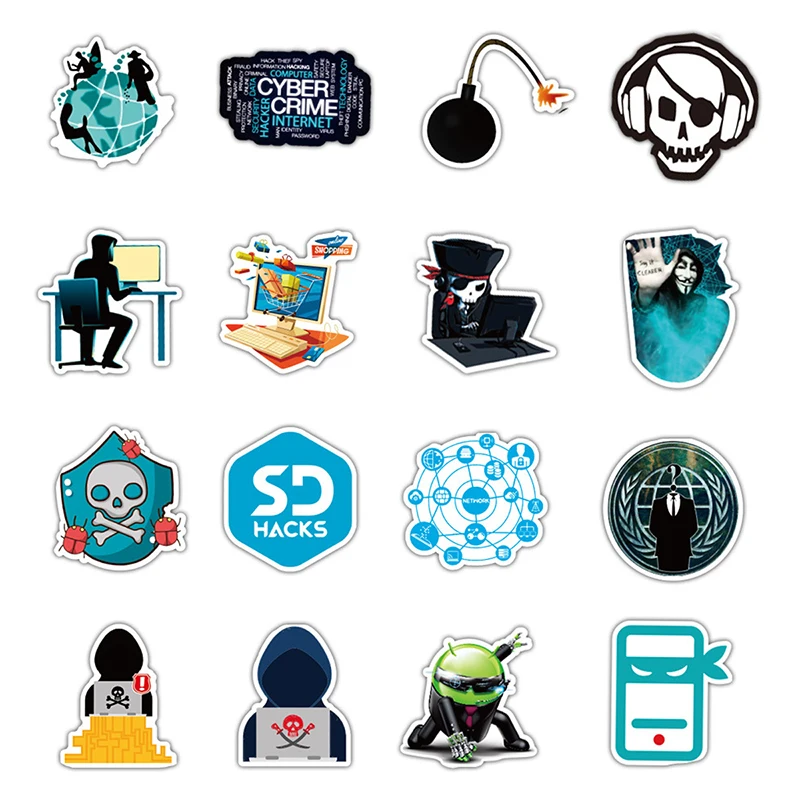 10/30/50PCS Hacker Graffiti Aufkleber Geek Java Programmierung DIY Spielzeug Gepäck Laptop Motorrad Skateboard Fahrrad Aufkleber aufkleber F5 – Detail 3