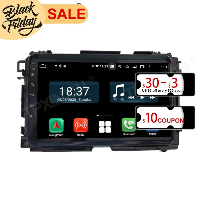 128G Android 10 PX6 DSP for Honda VEZEL 2015 2016 2017 DVD GPS Car Navigation Car Radio Video Stereo Multifunction CarPlay Host