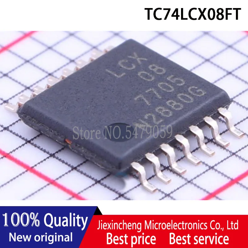 20 قطعة TC74LCX08FT LCX08 TC74LCX08 TSSOP14 جديد الأصلي