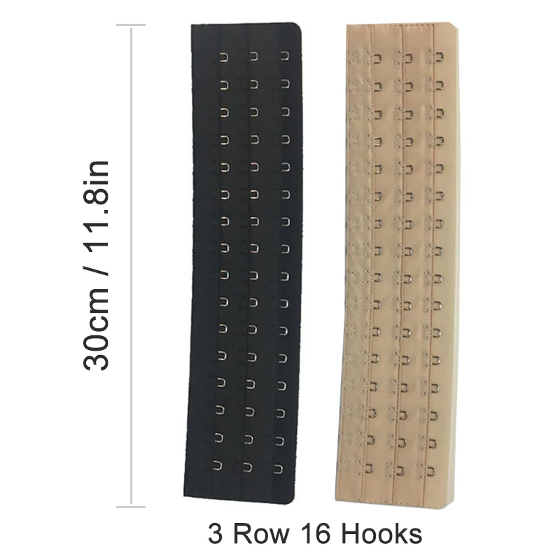 Extensor de entrenamiento de cintura para mujer, corsé Extensor de cintura de 12, 13, 14, 15, 16, 18 ganchos, 25, 26 cm