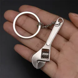 Mini Wrench Keychain Men Universal Car Metal Adjustable Spanner For Bicycle Motorcycle Portable Car Repairing Tools Fashion Gift