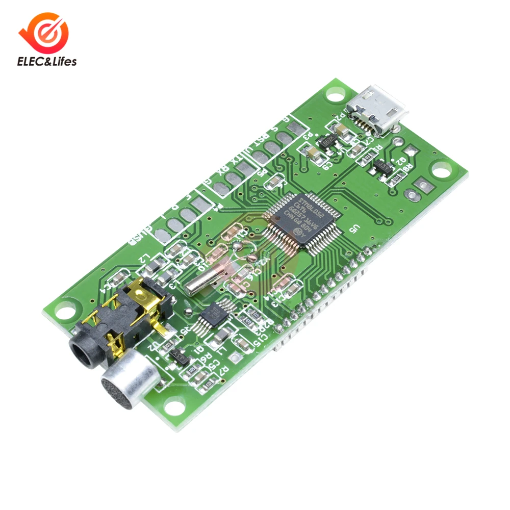 DSP PLL 87-108MHz FM Transmitter Module Stereo Digital Wireless Microphone Board Multi-function Frequency Modulation