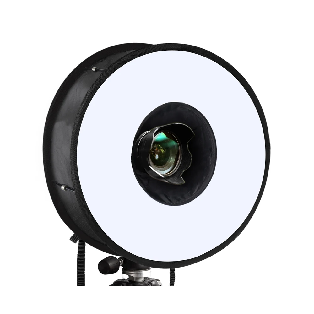 45cm Ring Softbox Speedlight Round Style Flash Light Shoot Soft box Foldable Soft Flash Light Diffuser For DSLR Canon Nikon