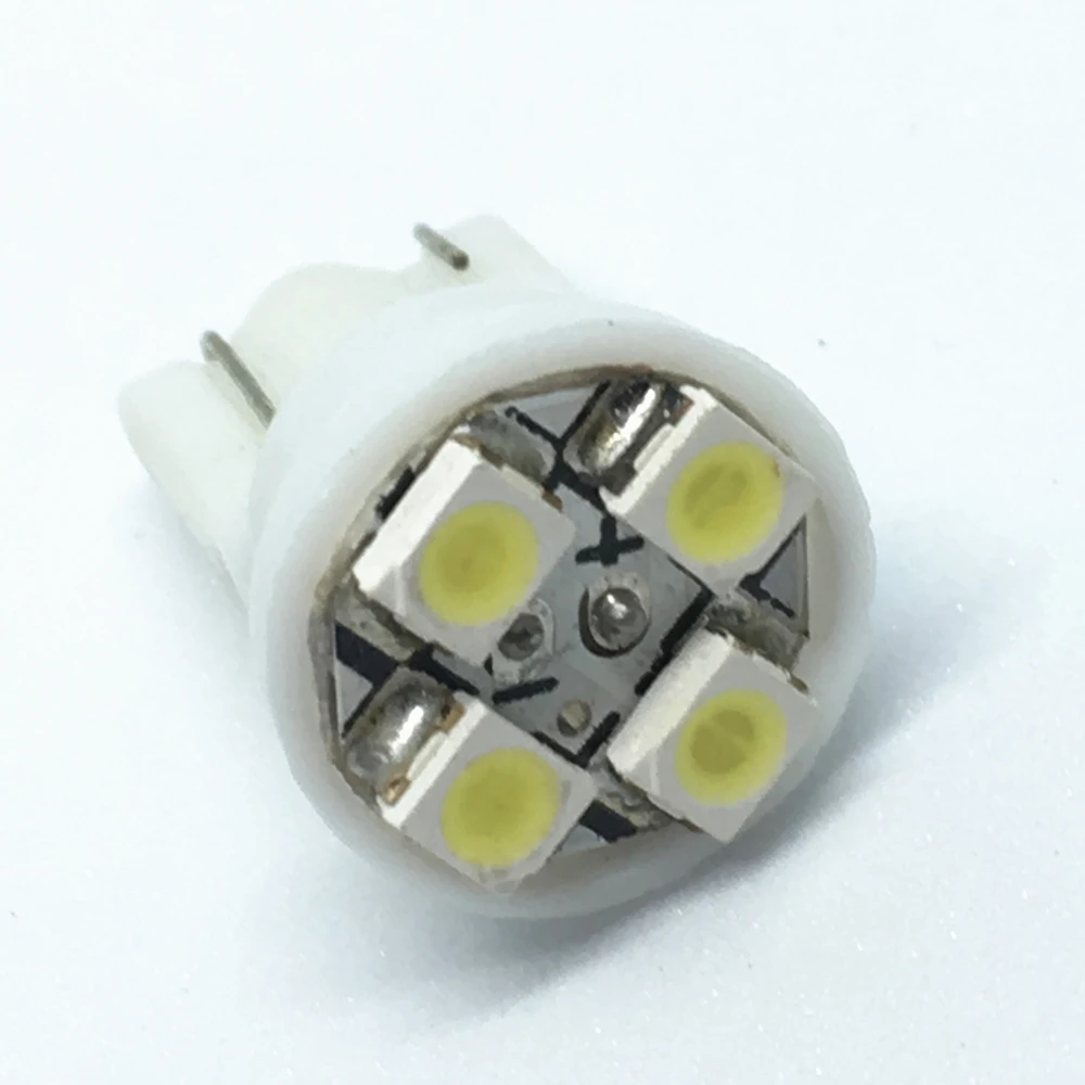 10pcs T10 194 W5W LED License Plate bulbs Car Parking Light 501 WY5W 4 COB LED Wedge Interior Dome Lamp Auto Turn Side Bulbs 12V