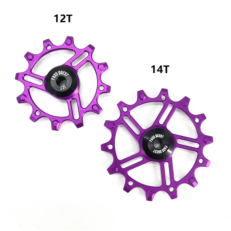 Bike MTB Road Rear Derailleur Pulley Set 12T 14T 9 10 11 Speed Rear Derailleurs Jockey Wheel Bearing Chain Guide Wheel XTR XT UT