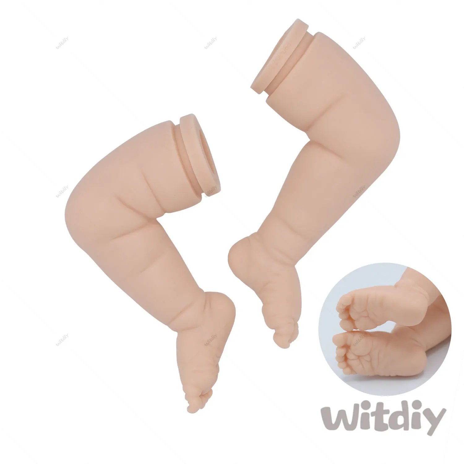 Witdiy  Loulou 50 cm/19.69 inch new vinyl blank reborn doll baby unpainted kit/Give 2 gifts