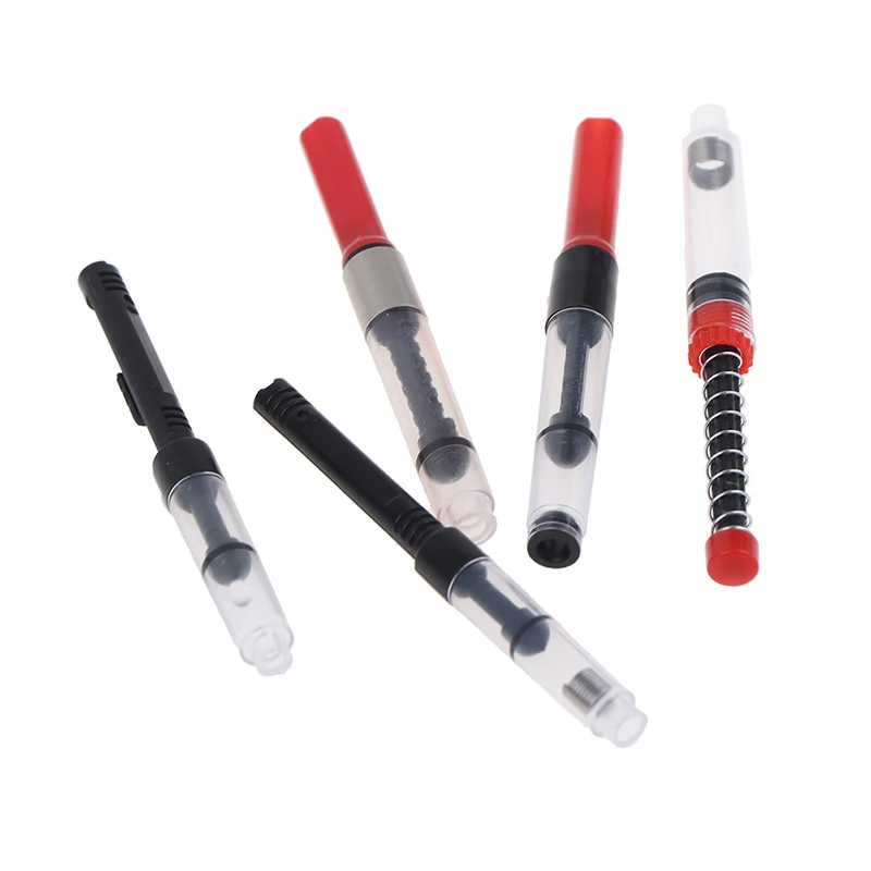 5Pcs 3.4mm/2.6mm Meet Plastic Pump Cartridges Fountain Pen Converter