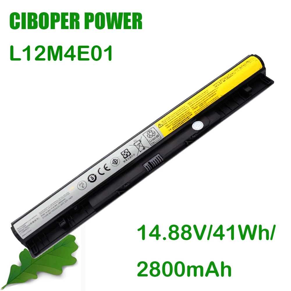 CP Laptop Battery L12S4E01 L12M4E01 41Wh For G400S G410S G500 G5200S G510S G405S G505S S510P Z710 L12L4A02 L12L4E01 L12M4A02