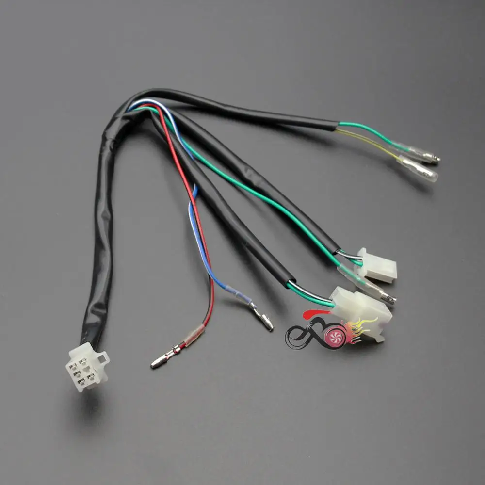 Kick Start Engine Wiring Harness Loom For  XR70 XR50 CRF50 CRF70 KLX TTR Pit Dirt Bike 110cc 125cc 140cc