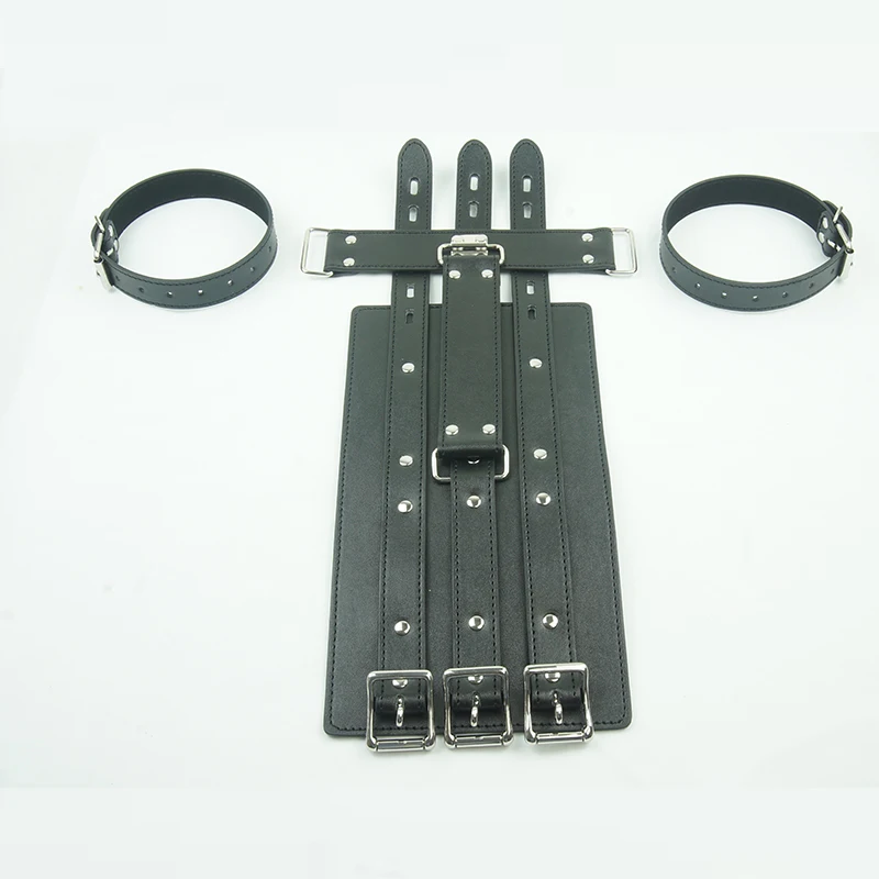 أصفاد جلدية Bdsm الأشرطة الجنس لعب SM مثير عبودية الأصفاد الأسلحة خلف الظهر القيود المثيرة ألعاب جنسية للنساء الأزواج #4