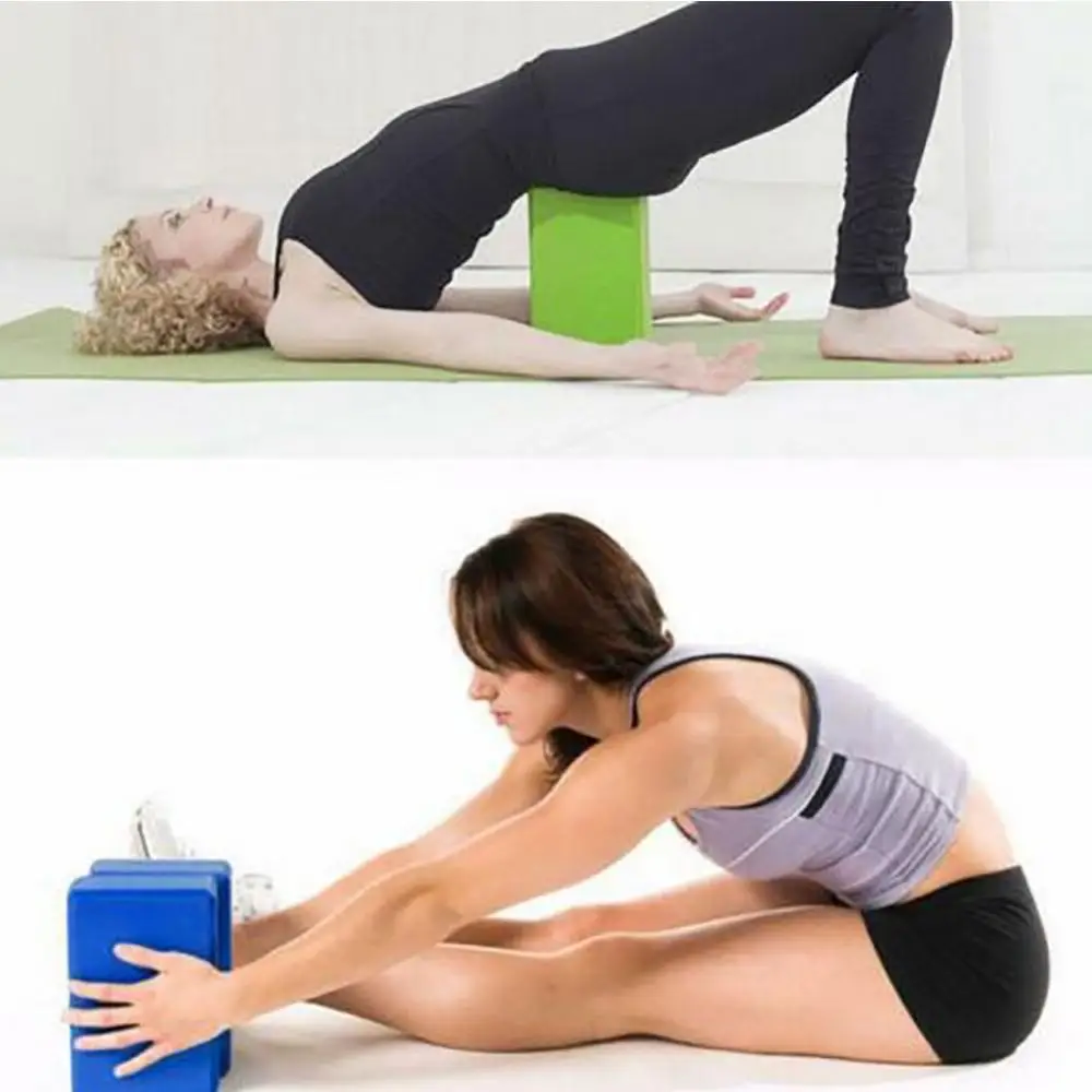 23cm*15cm Yoga Pilate Block EVA Foam Brick Body Stretching Fitness Exercise Pilates Gym Dancing Yoga Brick Cork academia йога