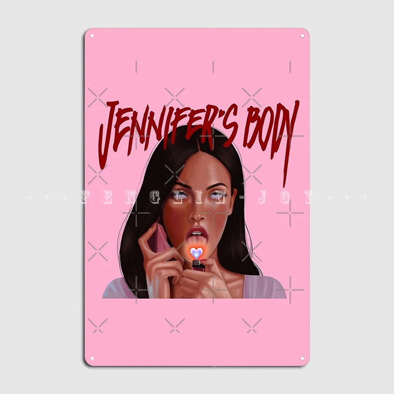 Jennifer’S Body! Poster Metal Plaque Cinema Garage Wall Custom Mural Painting Tin Sign Poster