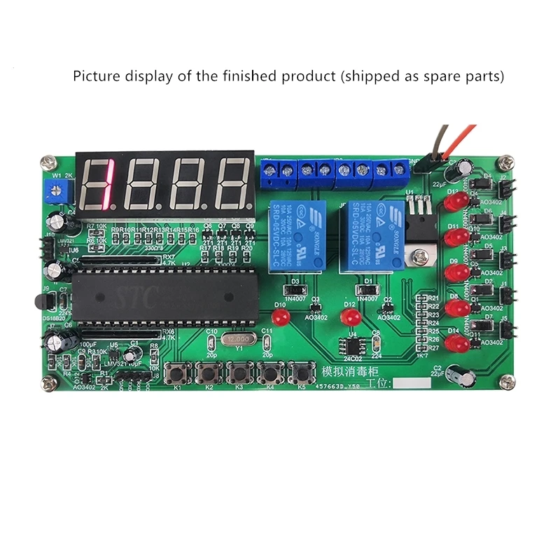 

Electronic diy kit welding disinfection cabinet control system kit electronic circuit assembly and application