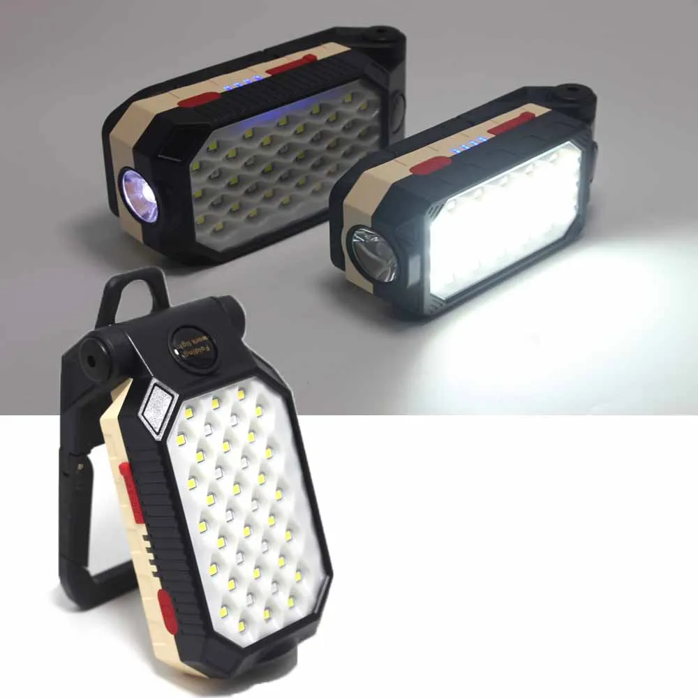 20W Portable Rechargeable COB Worklight Lamp LED Work Lamp USB Outdoor Emergency Lamp Car Flashlight Camping Light