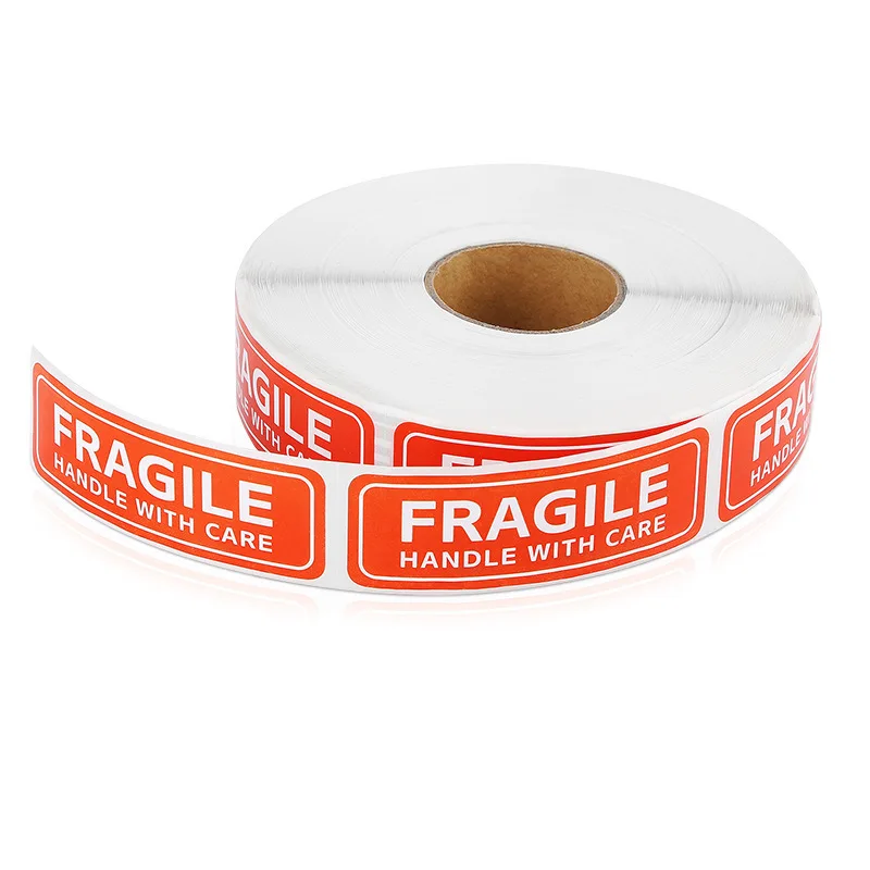 100/200PCS Fragile Stickers Please Handle with Care Thank You Warning Labels For Goods Decoration