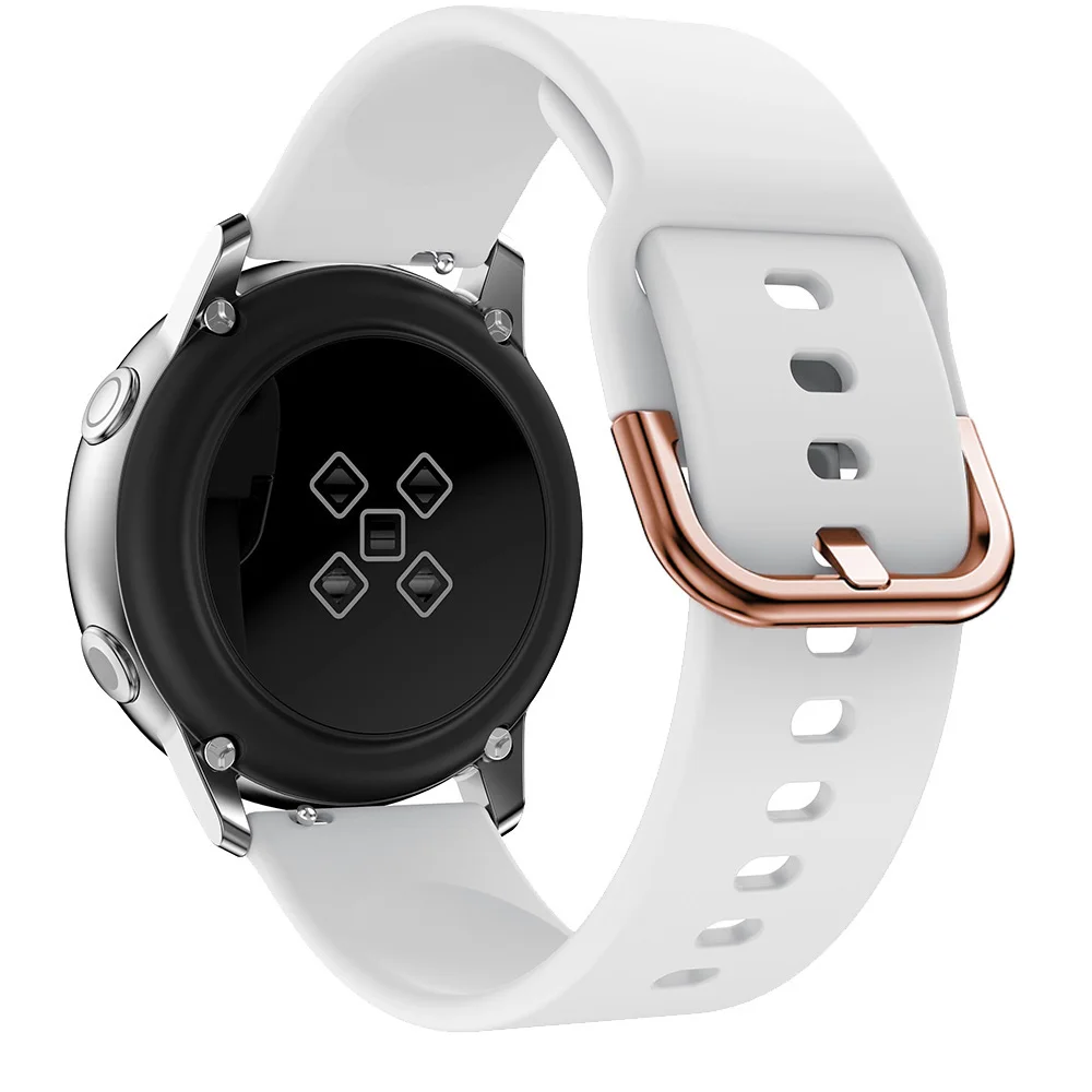 Huami Amazfit GTS 2E/GTR 42mm/huawei GT3 42mm GT 2 42mm 팔찌 Amazfit Bip U Bip S 손목 밴드 용 20mm 실리콘 시계 스트랩