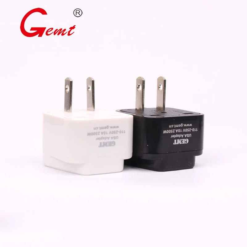 American Two Pin Flat Conversion Plug Japan Taiwan Conversion Socket Power Plug Universal Hole Converter Power Charger Socket