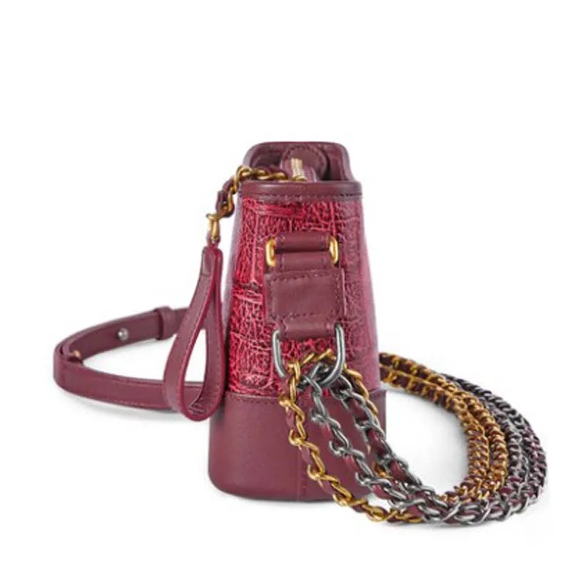 FENGE import crocodile leathe Female bag summer of new stray package  tide  fashion  women chain bag  Cross-body women bag