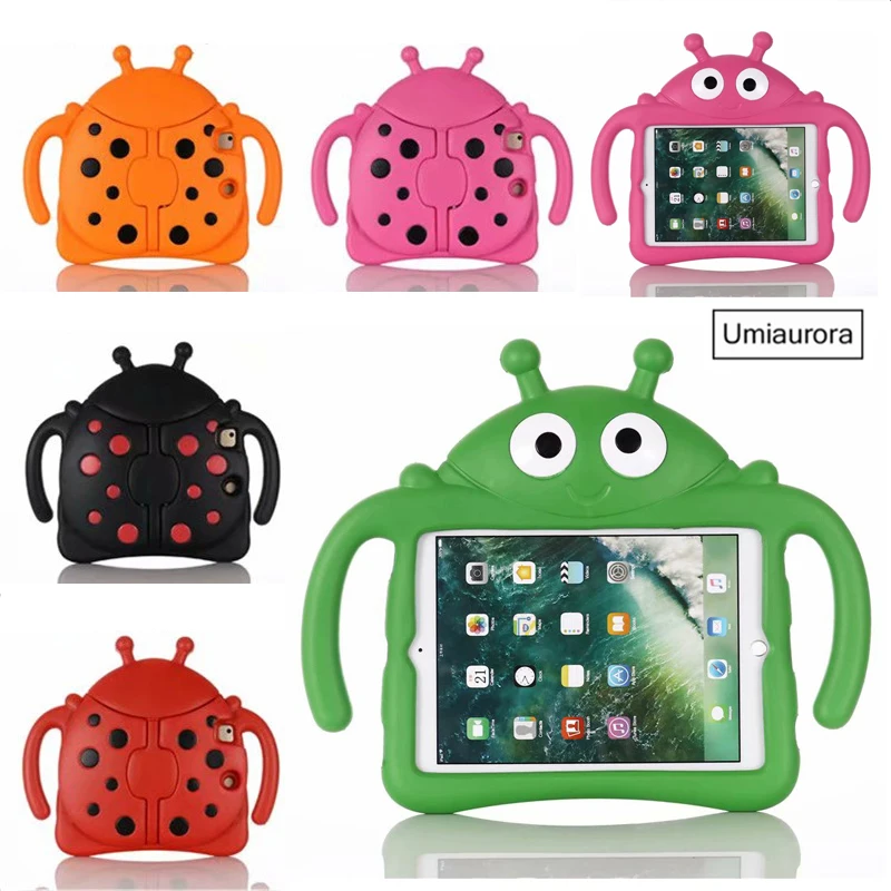 Funda para niños para iPad Mini 1 2 3 4 5 funda de cuerpo completo a prueba de golpes con dibujos animados bonitos para IPad Air 2 5th 6th Gen 9,7 2017 2018 funda con soporte