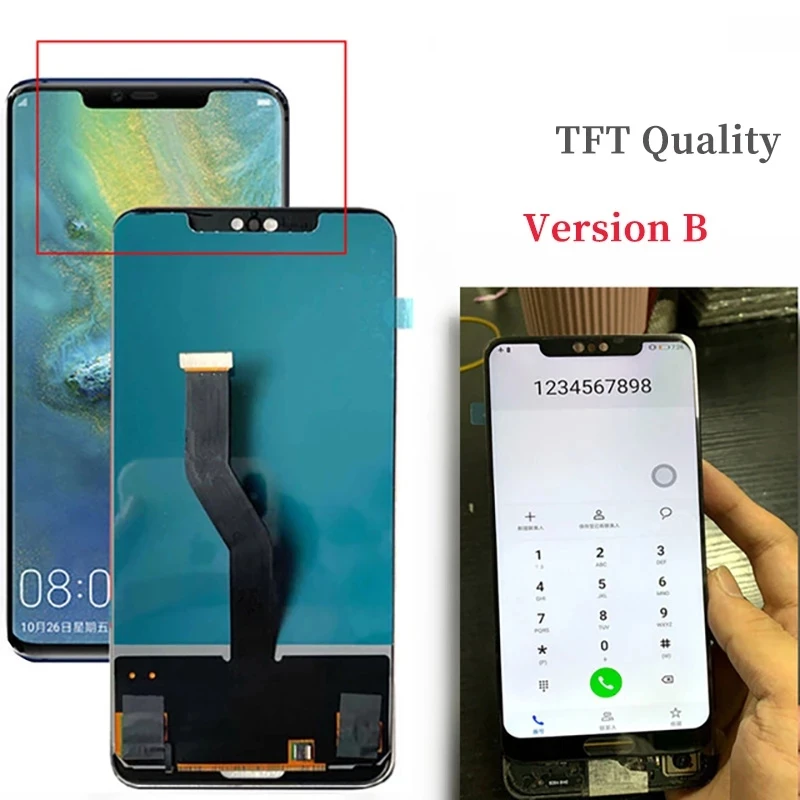 100% Tested For Huawei P20 Pro CLT-AL01 CLT-L29 CLT-L09 LCD Display With frame Touch Screen Digitizer Assembly for huawei p20pro