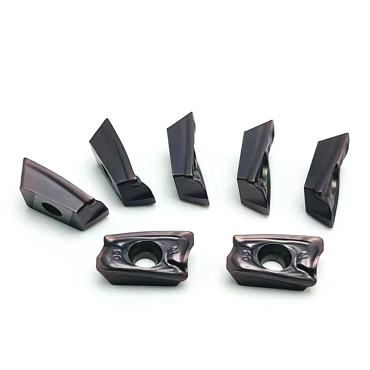10PCS carbide blade AOMT123608 PEER M VP15TF CNC mechanical milling blade AOMT 123608 CNC machine tool parts cutting lathe tool
