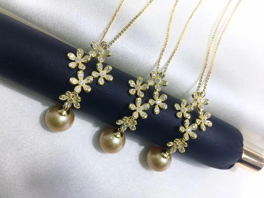 

Charm Bride 925 Sterling Silver Pendant Setting Mounting Findings Accessories for Crystals Agate Pearls Corals Jade Stones Beads