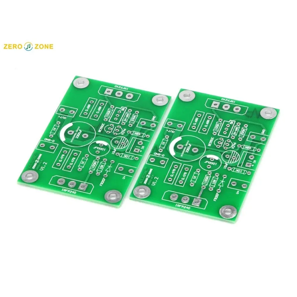 Par ACA Mini Amplificador de potência estéreo, terminal simples, FET + MOS classe A, PCB, 5W, 2 pcs