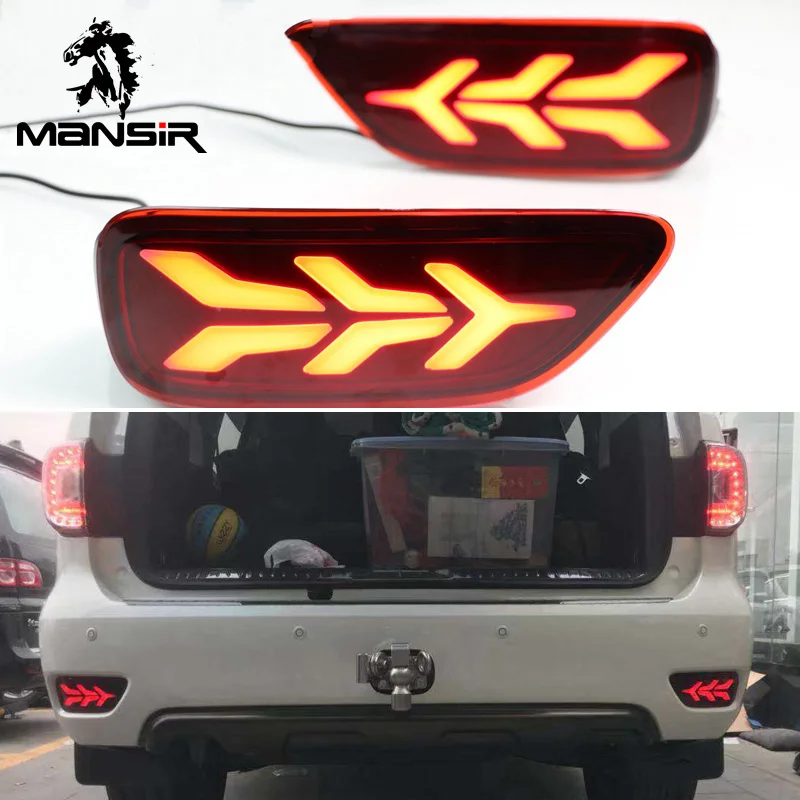 

Car LED Rear Bumper Light For Nissan Patrol Y62 2015 - 2018 Reflector Taillights Fog Lamp Reverse Lights Backup Brake Lamps