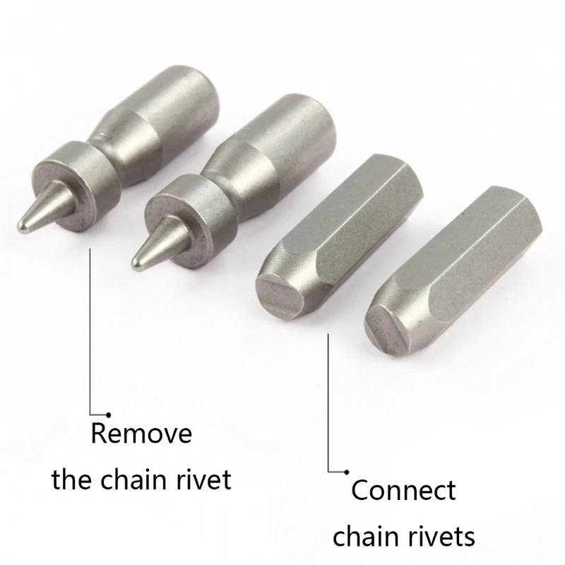 Durevole e facile da usare 6pcs Pocket Chainsaw Chain Punch Breaker Chainsaw Chain repair strumenti in materiale di alluminio