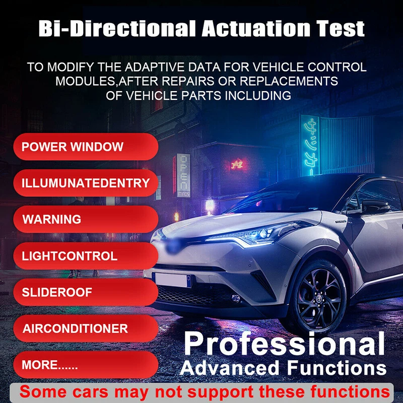 ANCEL DS700 Professional Full System OBD2 Diagnose Tool 34 Reset Service Bi-Directional Control AF Adjust DPF Injector