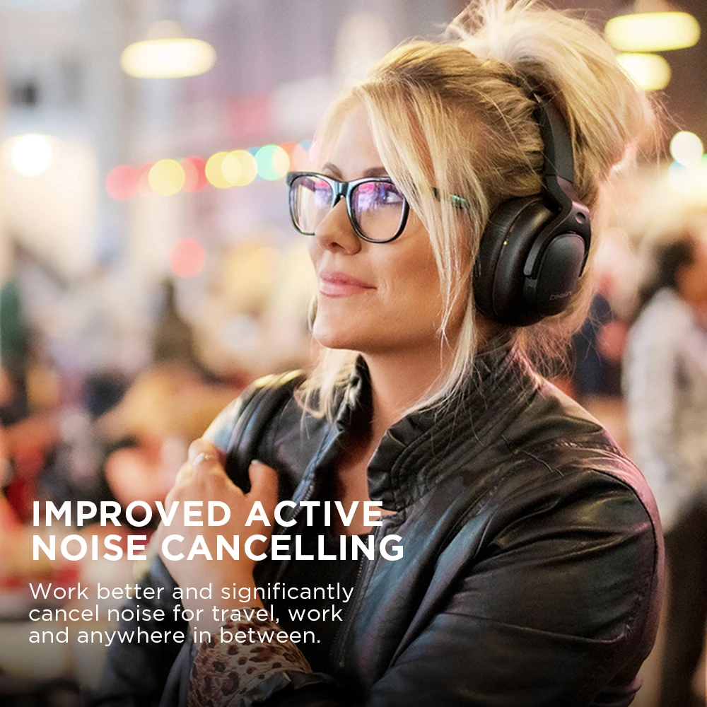 COWIN E9 Hybrid Aktive Noise Cancelling Wireless Bluetooth Kopfhörer Über Ohr mit 5 Mic Aptx HD Headset HiFi sound für telefon