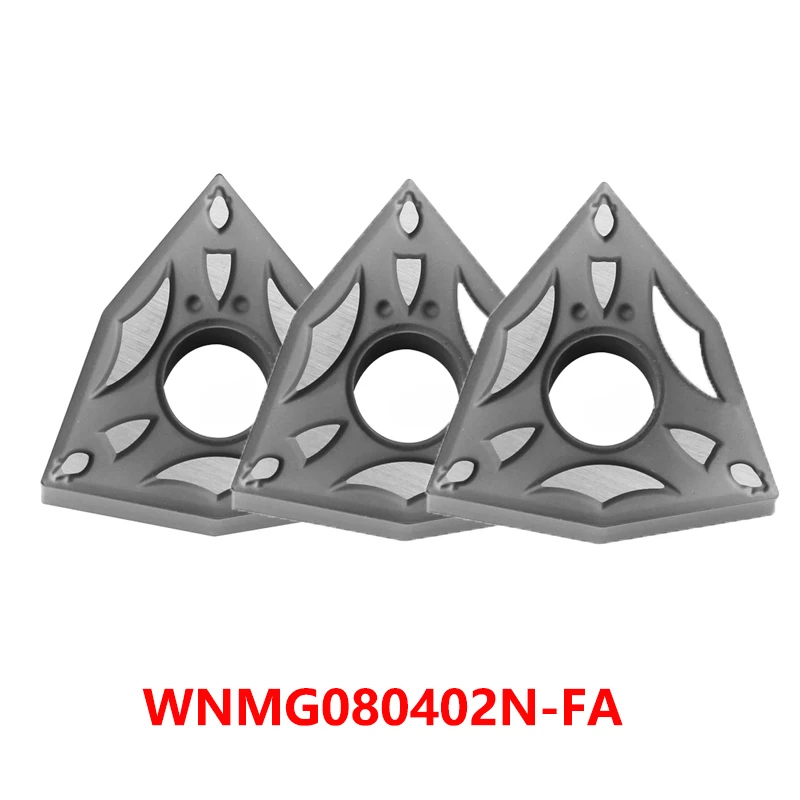 WNMG080402 N-FA T2000Z T3000Z T1500A WNMG 080402 inserti in metallo duro muslimatico tornio utensile per tornitura CNC 100% originale 10 pezzi