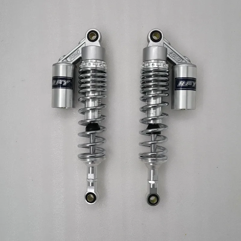 7mm spring Universal 320mm /330mm/340mm/350mm/360mm Motorcycle Shock Absorber for HONDA YAMAHA SUZUKI KAWASAKI chrome black gold