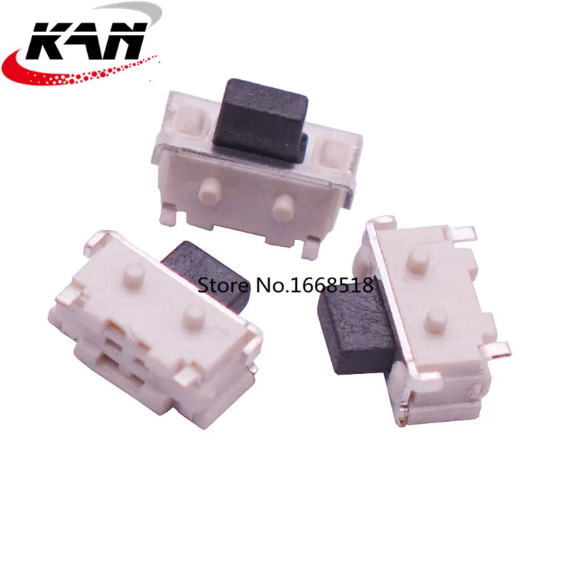 100 шт./лот 2x4x3,5 мм 2*4*3,5 мм сенсорный переключатель SMD MP3 MP4 MP5 сенсорный выключатель питания для планшетного ПК тактовый Кнопочный микропереключатель
