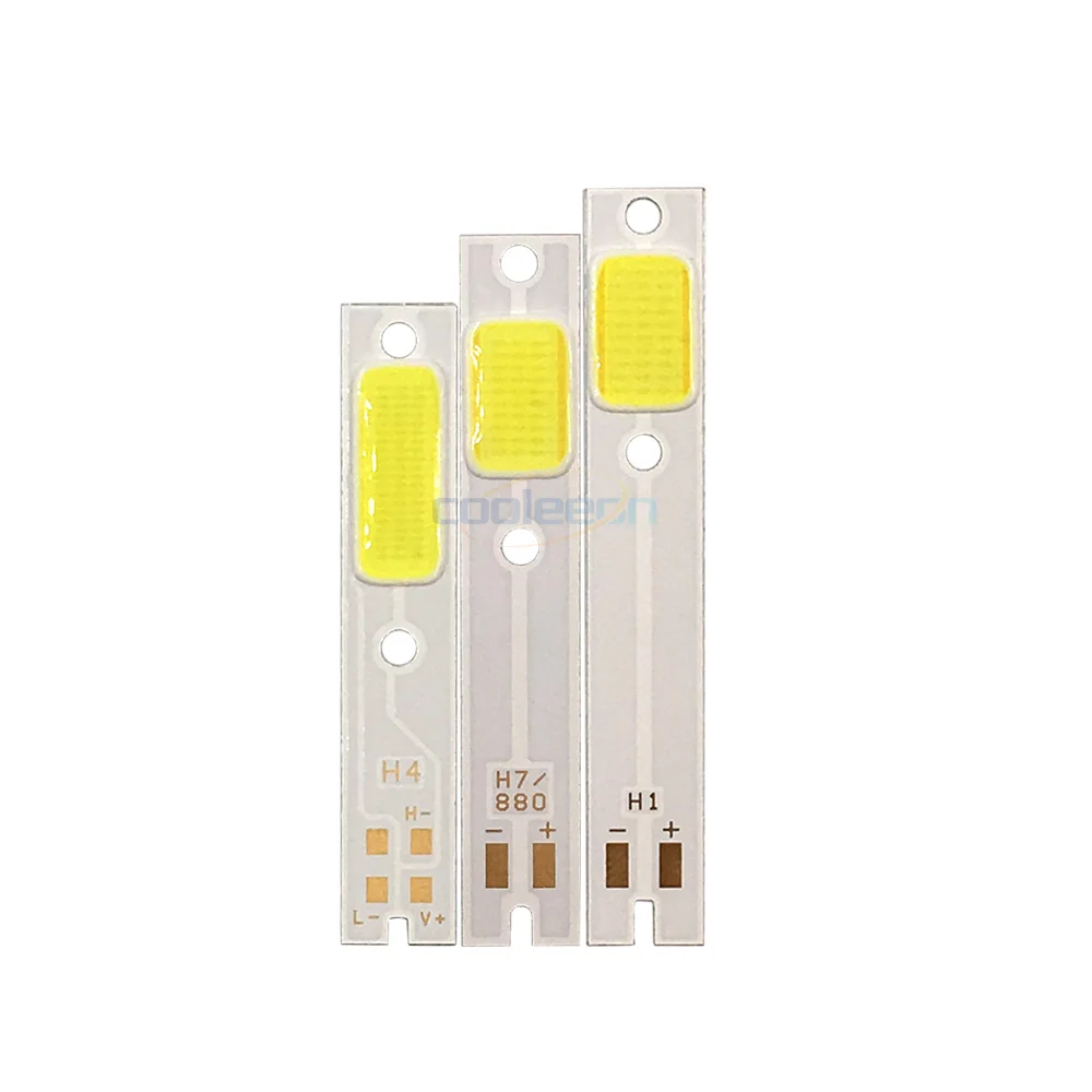 Dropshipping 2pcs/lot H1 H3 H4 H7 COB LED for C6 Car Headlight Bulbs Chip H11 880 9005 9006 9012 COB Light C6 Auto Headlamps