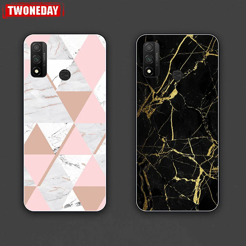 Silicone Phone Case For Huawei P Smart 2020 2021 2019 Silicone Case Fashion 3D Print Cover For Huawe Honor 10 Lite Coque Bumper