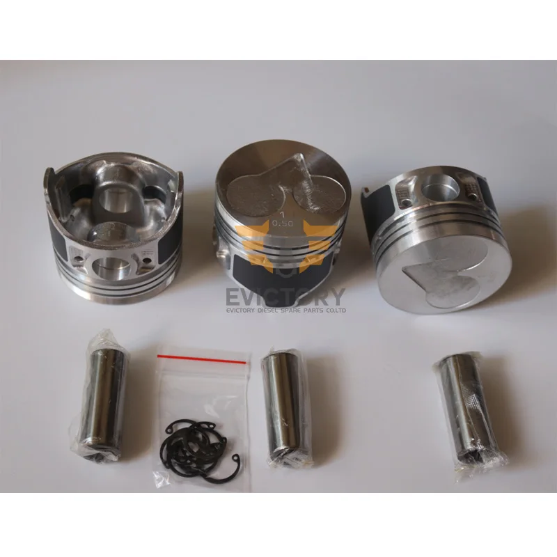 For Kubota D1105 oversize piston and piston ring +0.50mm